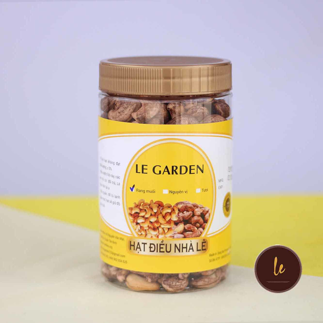 Hủ hạt điều nguyên hạt 500g dùng để biếu tặng